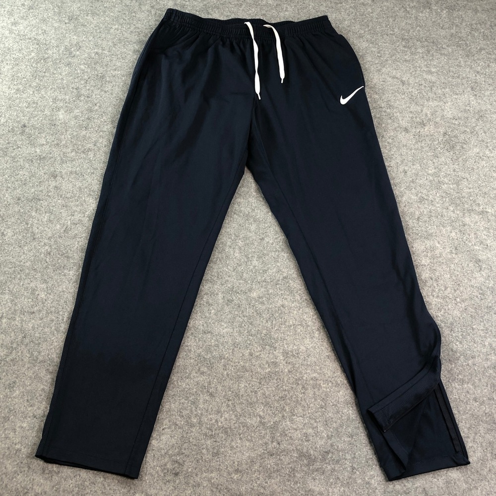 Nike Dri-Fit Mens Pants L Blue Dri Fit Golf Sweatpants Track Athletic